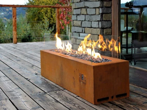 Plynový krb Galaxy Corten Plynový krb Galaxy Corten