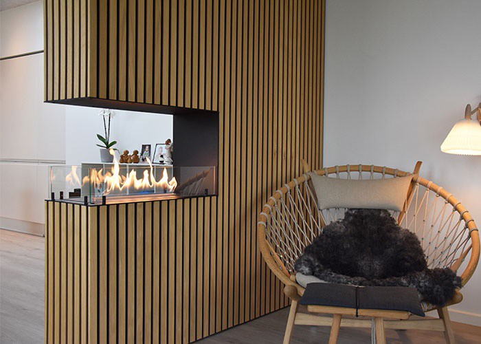Foco Room Divider 900 s automatickou protipožární přihrádkou