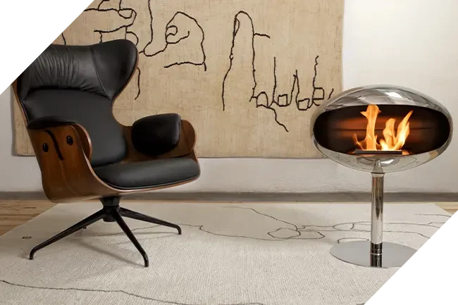 Značka Cocoon Pedestal Polished Steel