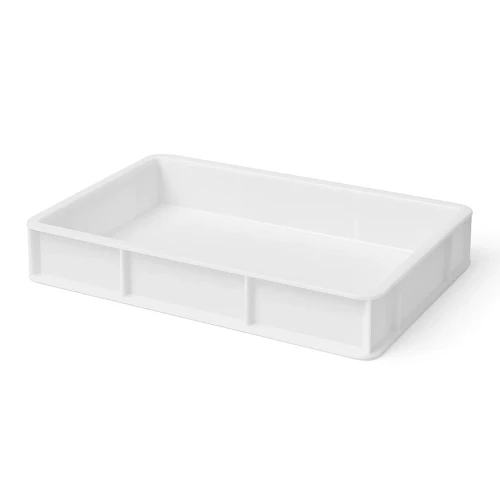 Hnědý box na pizzu - 30x40x7 cm - Průhledná bílá | Kupte online zde Hævekasse na pizzu pro pec na pizzu, která má místo pro až 6 pizzových kuliček.