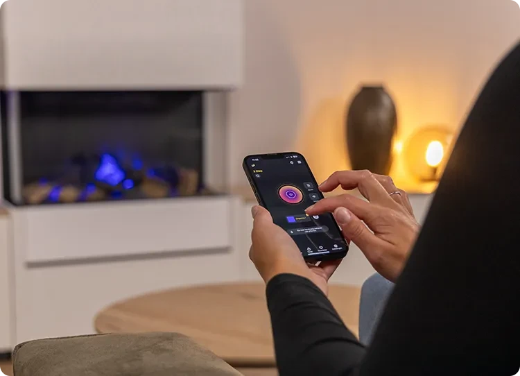 Dálkové ovládání elektrického krbu Dimplex