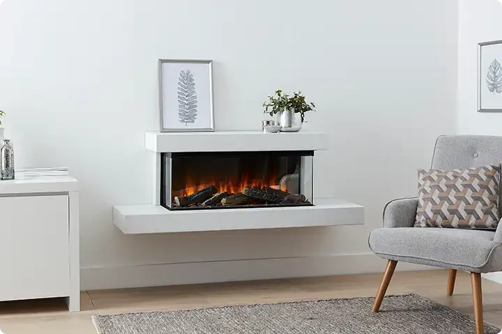Elektrické nástěnné krby